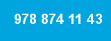 978 874 11 43 978 874 11 43